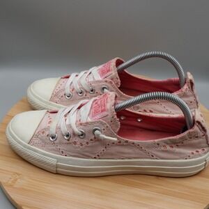 Converse Womens 9 All Star Chuck Taylor Shoreline Sneakers Low Tops 543201F Flaw